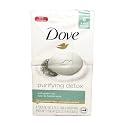 Dove Purifying Detox with Green Clay Bar Soap, 3.75 oz, Pack of 6