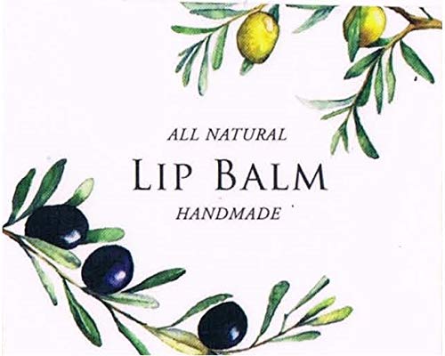 ZZYBIA Assorted Clear Lip Balm Label Sticker for Lip Balm Container Lip Balm Labels Paper Stickers 60pcs
