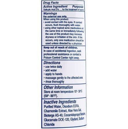 ZAPZYT Acne Wash Treatment For Face & Body - 6.25 oz