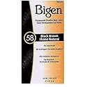 Bigen Permanent Powder Hair Color 58 Black Brown 1 Ea