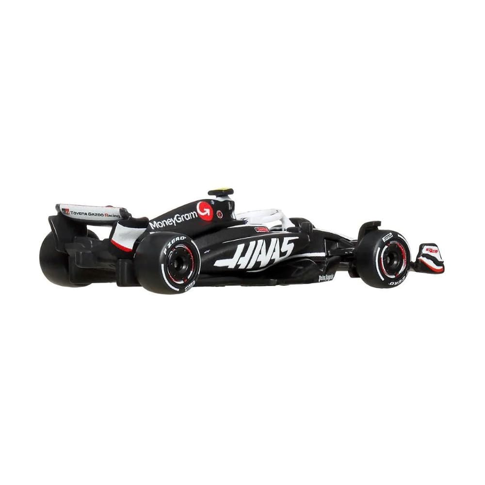 Hot Wheels Formula 1 Car MoneyGram Haas VF-24 NICO HULKENBERG 27 - Die Cast 1:64 Scale - Length 8 cm - JBM22