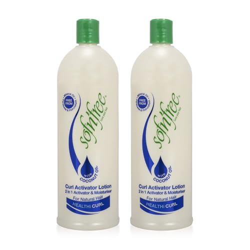 Sofn’Free Moisturizer & Curl Activator Lotion - Curl Defining Formula for Multicultural Curls, Soft Waves, Shine, Frizz Control for Natural Textures