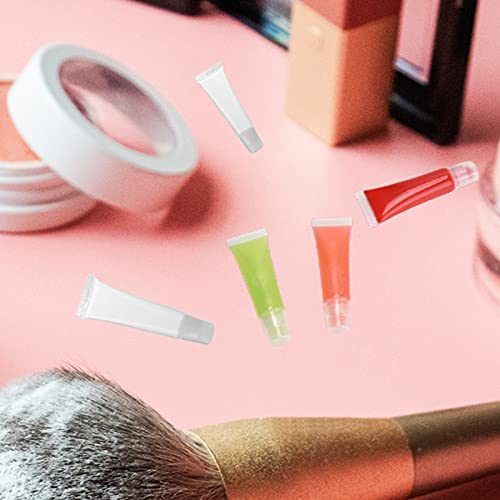Ewanda store 5ml 20 Pcs Empty Lip Gloss Balm Tubes Soft Tubes Cute Squeeze Tubes Cosmetic Mini Containers for DIY Lip Gloss