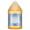 Dr. Bronner's Pure-Castile Magic Soap Liquid (Baby Unscented, 1 Gallon) - Made with Regenerative Organic Certified Oils- For Sensitive Skin, Babies