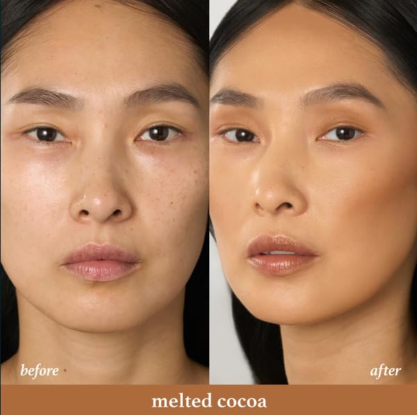 Skip The Brush Cream to Powder Bronzer Stick - In Paradise - 2-in-1 Cream Bronzer and Contour Stick for the Face - Blendable, Buildable, No Brush