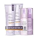 Keranique Hair Products Set for Thinning Hair - Volumizing Shampoo, Conditioner, Follicle Booster Serum, Spray for Fine Texture Boost, and Keratin