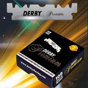 600 "Derby Premium" Single Edge Razor Blades for straight razor Beauty and Personal Care Derby