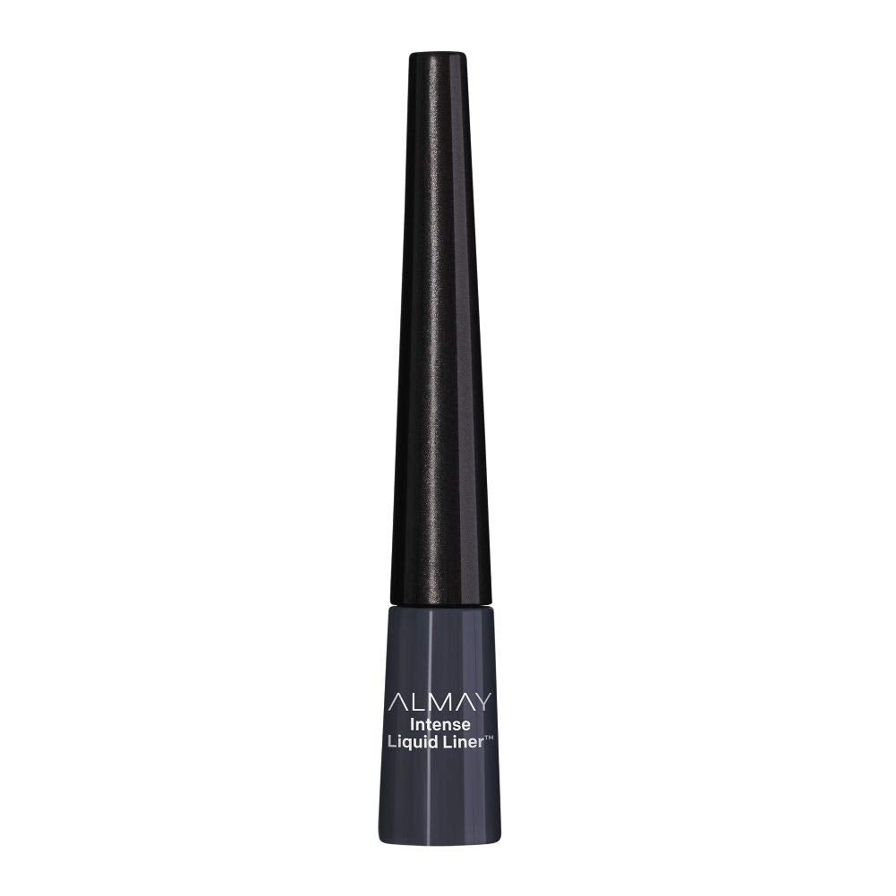 Almay Intense Liquid Eyeliner, Waterproof and Longwearing, Hypoallergenic, Cruelty Free, -Fragrance Free, Ophthalmologist Tested, 223 Black Pearl