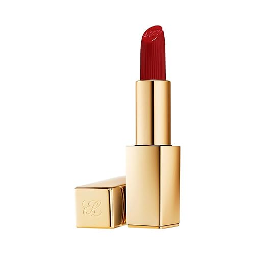 Estée Lauder Pure Color Long-Lasting Matte Lipstick for Women with Matte Finish | Plumping & Nourishing, 0.12 Ounce, 689 Dark Desire