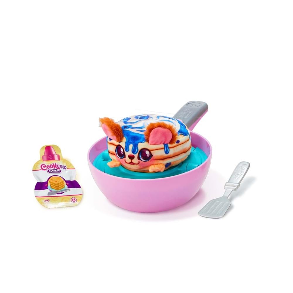 Cookeez Makery Pancake Treatz. Mix & Flip a Plush Best Friend! Place Your Pancake Mix on The Pan and Be Amazed When A Scented, Interactive Plush…