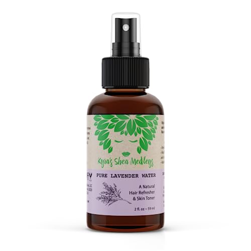 Multiuse Lavender Water Toner Mist for Face, Body, and Hair - Pure Distilled Lavender Water Spray - Soothes and Hydrates Skin, Scalp, Hair, & Nails