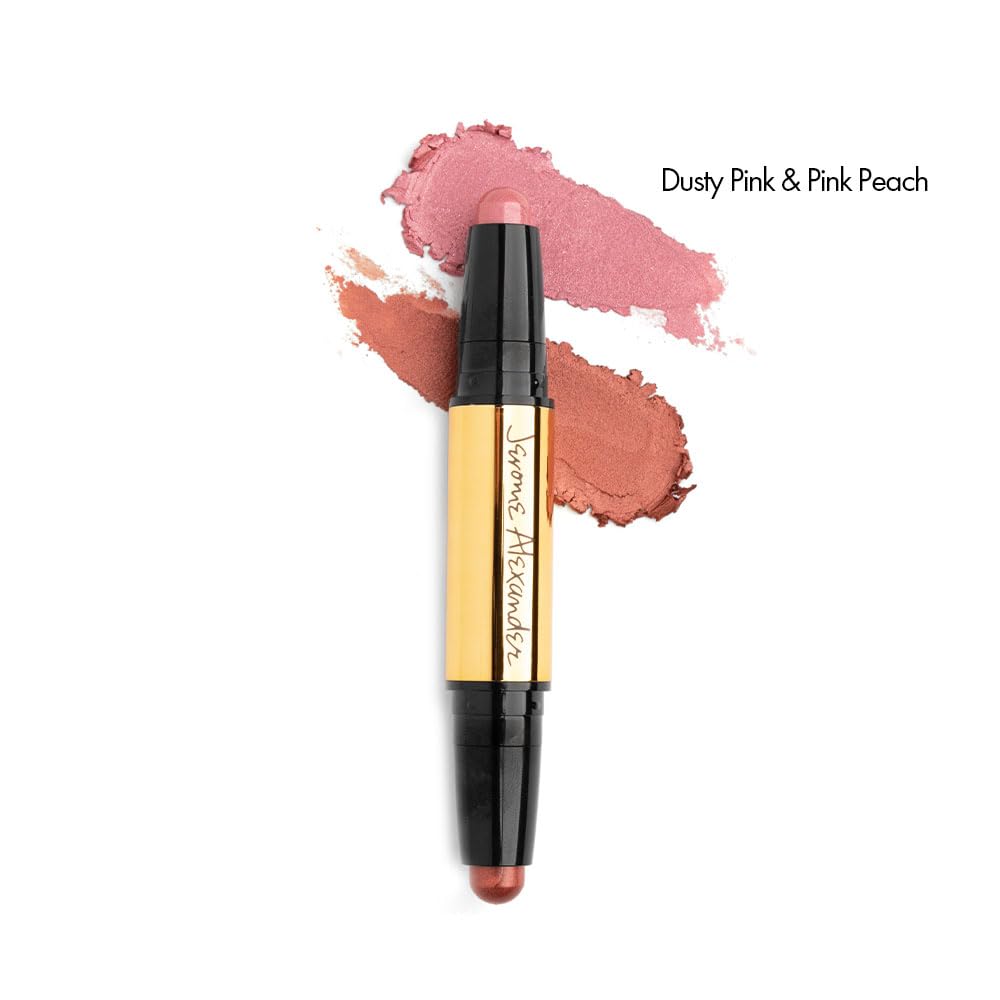 Jerome Alexander - JA Basics Dual-Ended Eyeshadow Stick (Pink Peach/Dusty Pink)