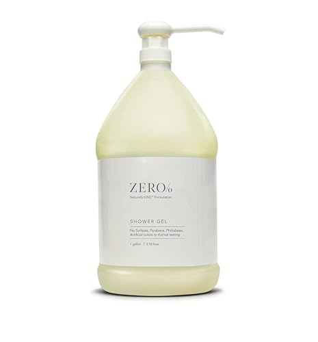 Gilchrist & Soames Zero% Unisex Shower Gel and Body Wash - 1 Gallon - Light and fresh, Gently Cleansing, Zero Parabens, Sulfates, and Phthalates