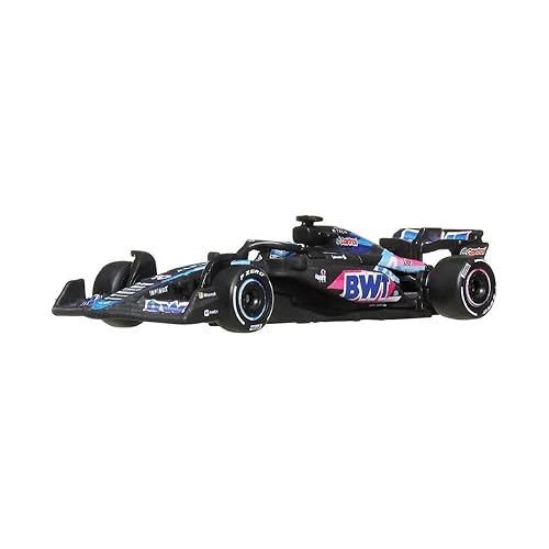 Hot Wheels Formula 1 Car Model F1 BWT ALPINE A524 Pierre Gasly 10 - Die Cast Scale 1:64 - Length 8 cm - JBM21