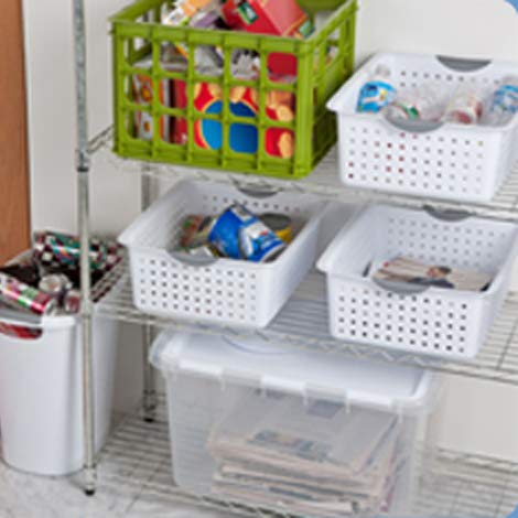 Sterilite 16268006 Large Ultra Storage Basket