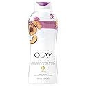 Olay Fresh Outlast Paraben Free Body Wash with Energizing Notes of Peach and Cherry Blossom, 650 mL