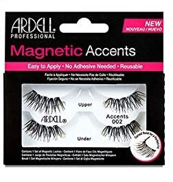Ardell Magnetic Lashes Accents 002 2 pair, Black, 1 Count)