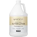 Ginger Lily Farms Club & Fitness Soothing Butter Lotion for Dry Skin, 100% Vegan & Cruelty-Free, Fragrance Free, 1 Gallon (128 fl oz) Refill