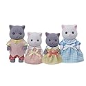 Calico Critters Persian Cat Family - Set of 4 Collectible Doll Figures for Children Ages 3+