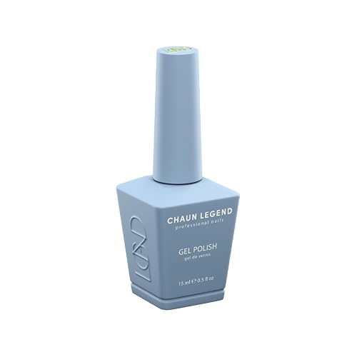 Chaun Legend Gel Nail Polish | Ocean's Bottom LG5140 (vibrant sky blue) | Soak Off UV LED Cure Gel Polish High Gloss 15ml Beauty & Personal Care Chaun Legend Professional Nails