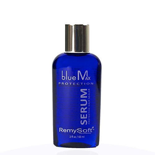 RemySoft blueMax Daily Refresher & Protective Silicone Serum Set - Safe for Hair Extensions, Weaves and Wigs - Salon Formula Leave-in Conditioner