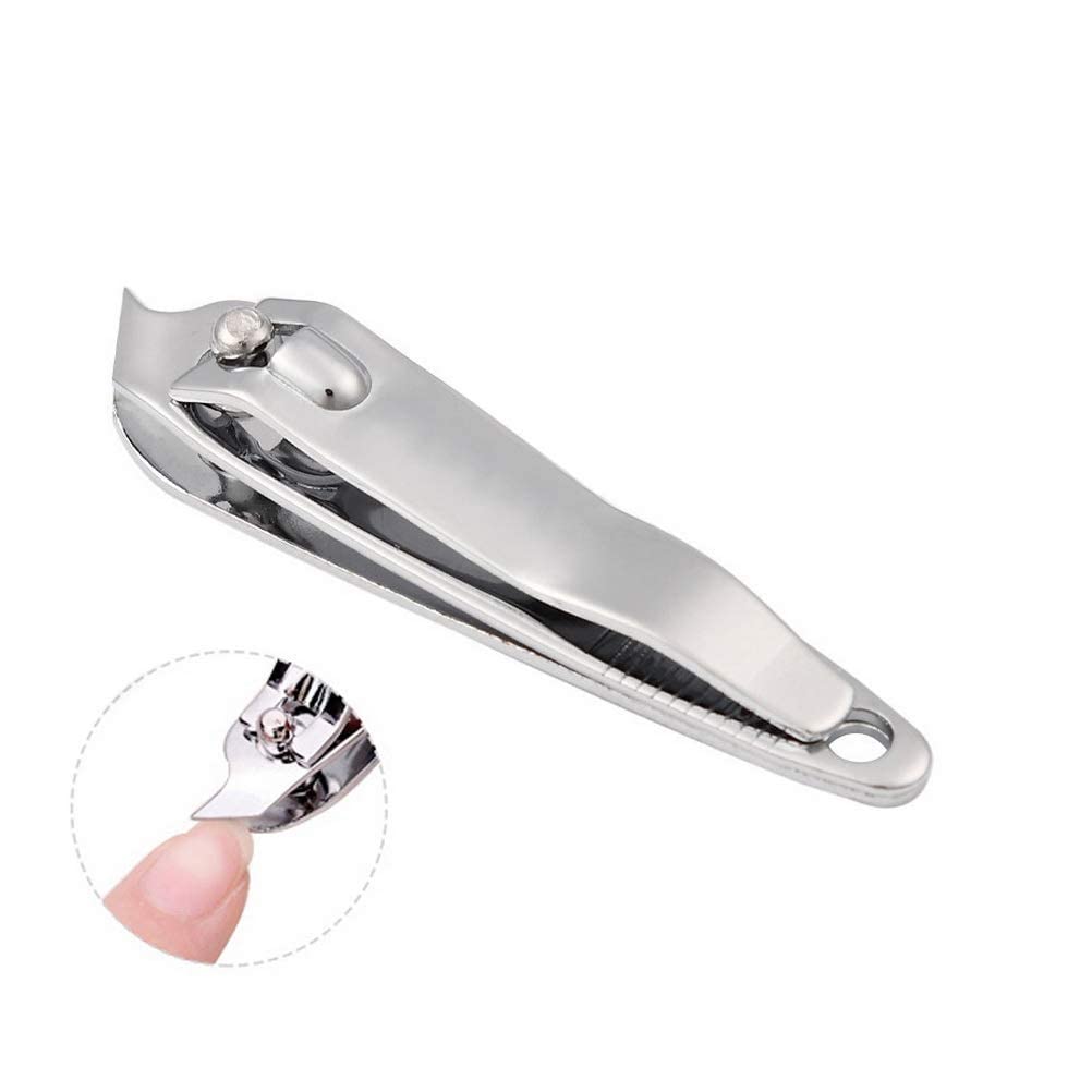 DNHCLL 2 PCS Metal Slanted Edge Nail Cutting Clippers Pedicure Manicure Tool Slanted Tip Cuticle Nail Clipper Cutter Nail Clipper Cutter Pedicure