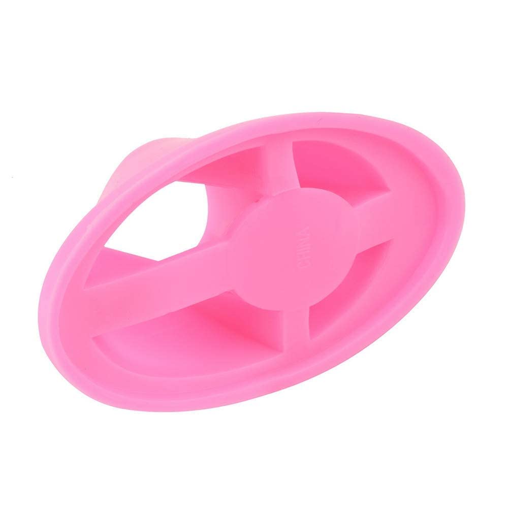 Dreamxue Premium Soft Rubber Nail Polish Bottle Holder Display Nail Art Varnish Polish Seat Tool Pink Anti-spill Bottle Stand Manicure Display Tools