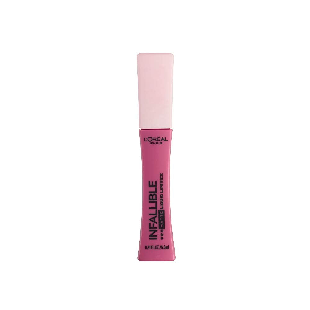 L’Oréal Paris Makeup Infallible Pro Matte Les Macarons Scented Matte Liquid Lipstick, Highly Pigmented, Longwear, Waterproof and Smudge Proof, Praline