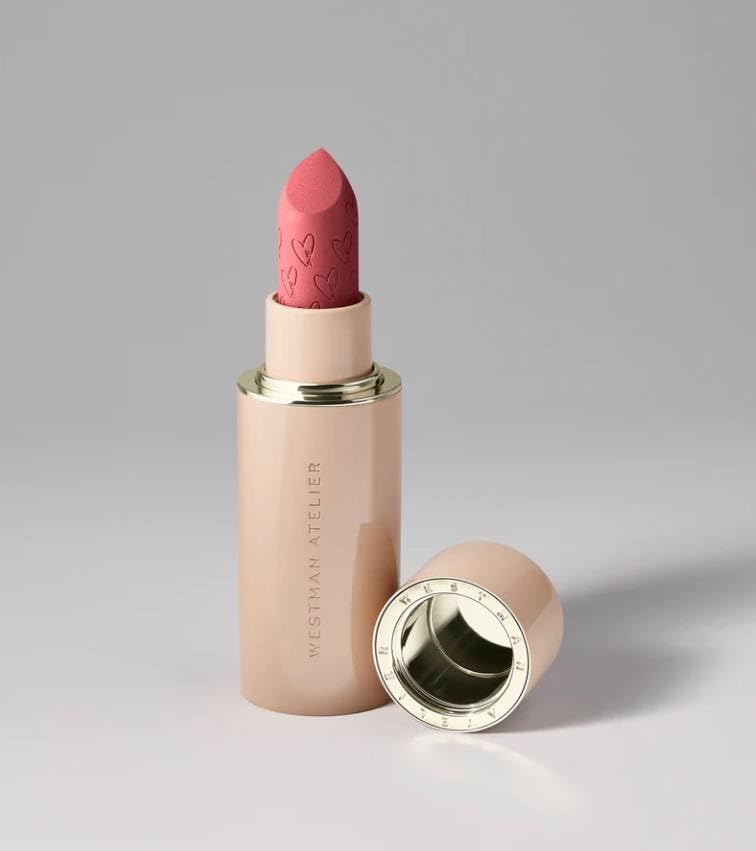 WESTMAN ATELIER Lip Suede Matte Lipstick - Je Rêve (Blushy Nude), 1 Count (Pack of 1)