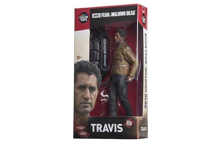 McFarlane Toys Entertainment Earth Fear The Walking Dead TV Travis Manawa Collectible Action Figure, 7 inches (14673-8)
