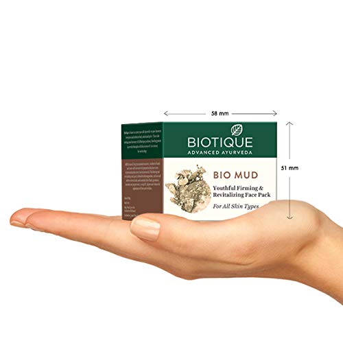 Biotique Bio Mud Youthful Firming & revitalizing Face Pack 75 gm I For all Skin Type I For Firming And Revitalizing Skin I Reduces Fine Lines