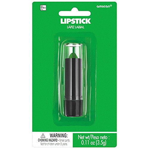 Green Lipstick - 0.11 oz. (Pack of 1) - Vibrant, Bold, and Long-lasting Lip Color, Perfect for Events & Parties
