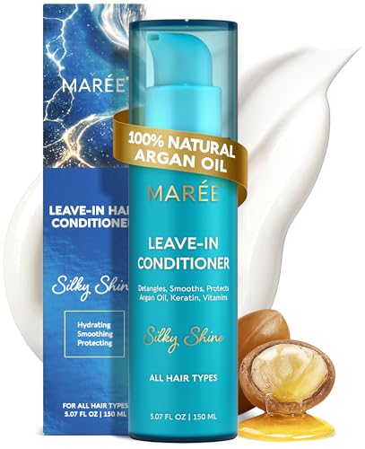 MAREE Leave-In Conditioner Hair Gloss for Dry Damaged Hair, Leave-In Conditioner for Curly Hair, Color Treated Beauty and Personal Care MAREE Default Title