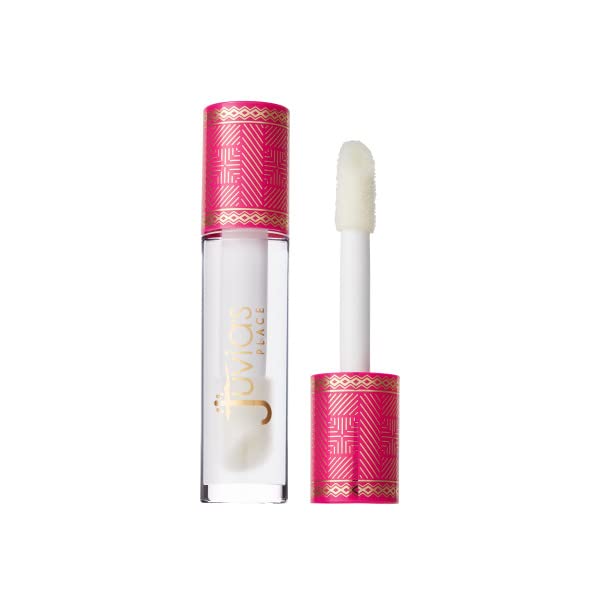 Juvia's Place Lip Gloss Glass It's Glass - Clear, Super Shine,16 oz., Plump, Long Lasting Non-Sticky Luscious High Shine, Glides on Richly Glossy and