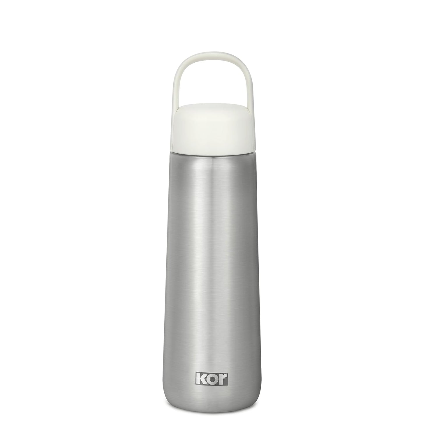 Kor Melrose 20oz Double Wall Insulated Water Bottle - Keeps Beverages Hot for 12hrs, Cold for 24hrs - Stainless Steel Design - Contoured Perfect