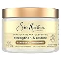 SheaMoisture Jamaican Black Castor Oil, Strengthen & Restore Leave-In Conditioner, 11.5 fl oz (340 ml)