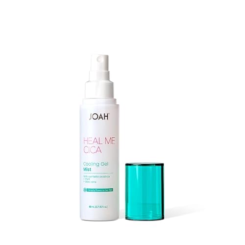 JOAH Heal Me CICA Cooling Gel Mist, Infused with Centella Asiatica, Mint, & Aloe Vera, Reduces Redness, Cools Skin, & Provides Deep Hydration, Cruelty