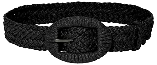 Altuzarra, Raffia Belt, Small, Black