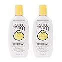 Sun Bum Cool Down Aloe Vera Lotion Vegan After Sun Gel With Cocoa Butter To Soothe and Hydrate Sunburned Skin, 8 oz (Pack of 2)