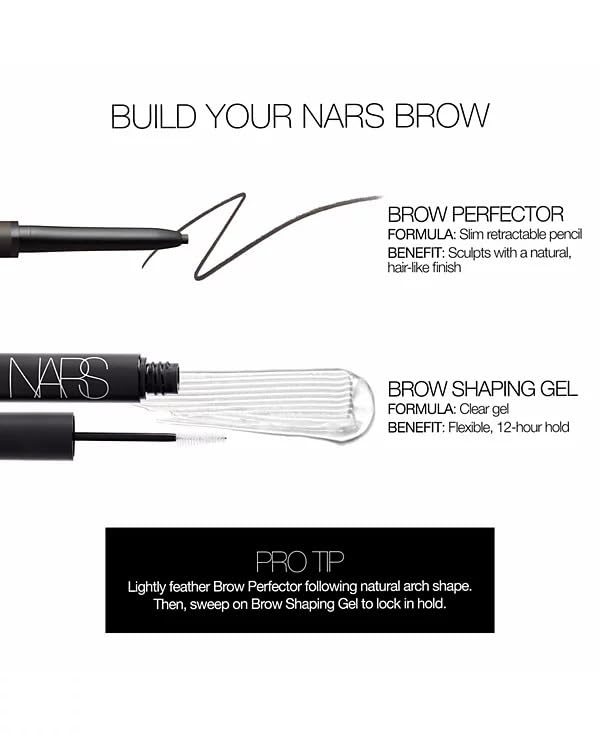 NARS Eyebrow Brow Shaping Gel - Clear, 0.12 Oz.