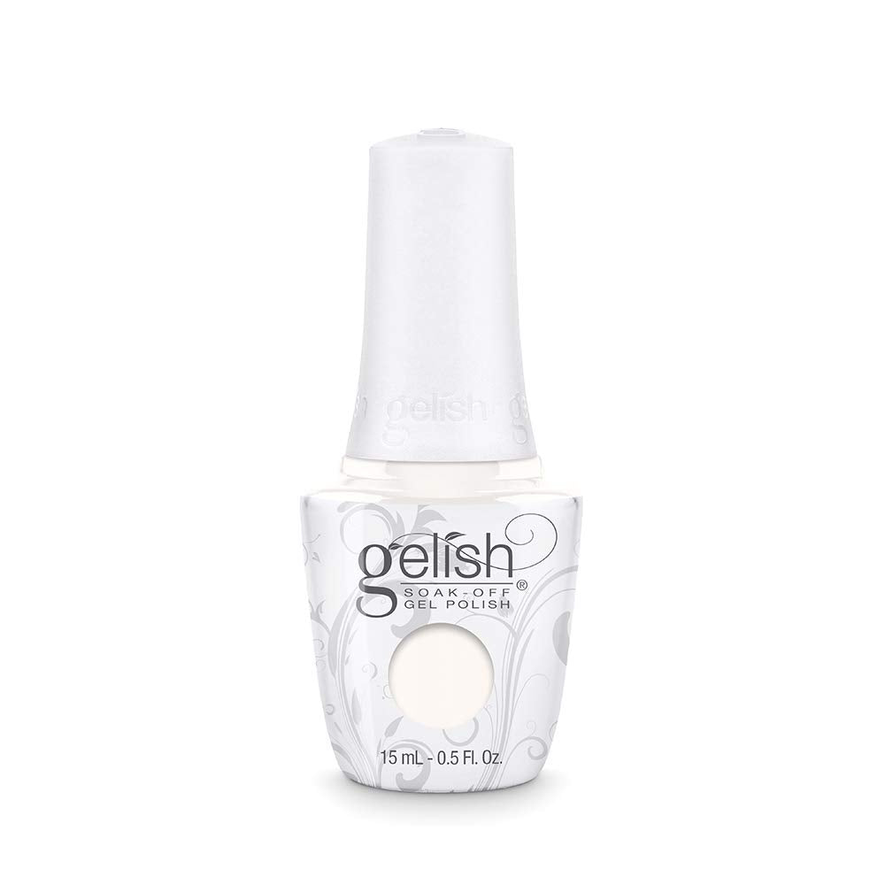 Gelish Soak-Off Gel Polish - 15mL TPO-Free, Long-Lasting, Vibrant Color, Professional Quality, High Shine, Chip-Resistant (Sheek White)