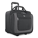 Solo New York Rolling Case with Wheels - Roller Laptop Bag, Wheeled Briefcase for Women & Men, Carry On Size for Travel, Fits 17.3" Computer - Bryant