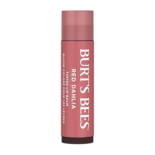 Burt's Bees Tinted Lip Balm, Red Dahlia, 0.15 Ounce
