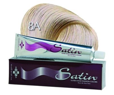 Developlus Satin Color #8A Light Ash Blonde 3 Ounce (88ml) (3 Pack)