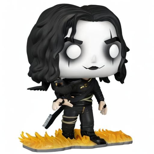 Funko POP! Movies: The Crow - Eric Draven with Crow - Collectable Vinyl Figure - Gift Idea - Official Merchandise - for Kids & Adults - Movies Fans…