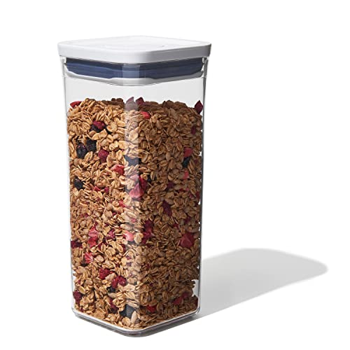 OXO Good Grips POP Container - Airtight Food Storage - Small Square Medium 1.7 Qt Ideal for granola, dried beans and snacks