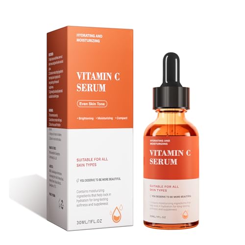 Vitamin C Serum For Face-Anti Aging & Wrinkle Facial Serum With Vitamin C,Sodium Hyaluronate,Vitamin E And More,Skin Brightening Serum For Dark