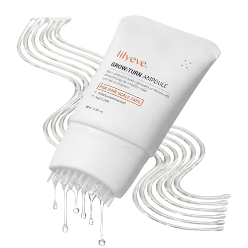 lilyeve GROWTURN Hair Growth Serum with Built-in Brush, Heartleaf-Derived Exosomes to Revitalize, Scalp Massager, Korean Hair Care, 3.38 fl. oz. Beauty and Personal Care lilyeve Default Title