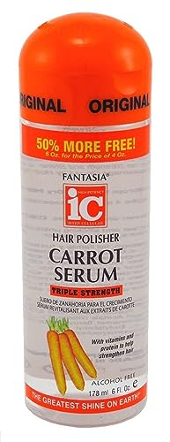 Fantasia Serum 6 Ounce Carrot Hair Polisher (178ml) (3 Pack)