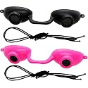 Super Sunnies Flex UV Eye Protection, FDA Compliant Tanning Bed Goggles, Red Light Therapy Glasses - Random